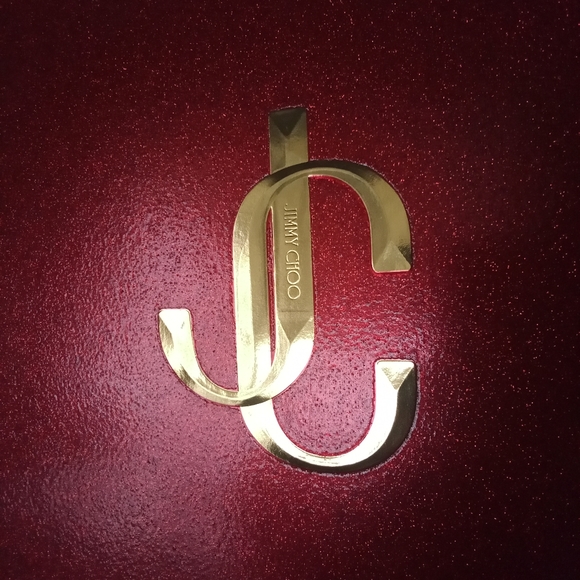 BOX ONLY Jimmy Choo I Want Choo Red Glitter Luxury Fragrance Storage Box - Picture 7 of 8